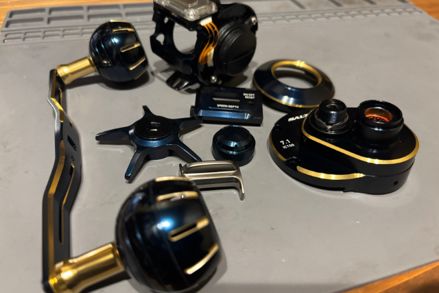 釣具　リール　ダイワ　オーバーホール　21ソルティガIC